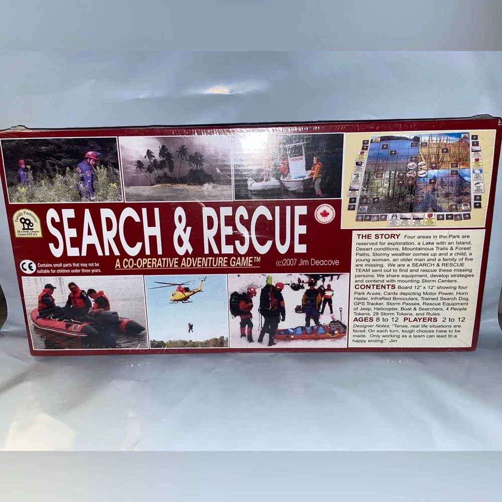 Search & Rescue Cooperative Adventure Game New and Sealed